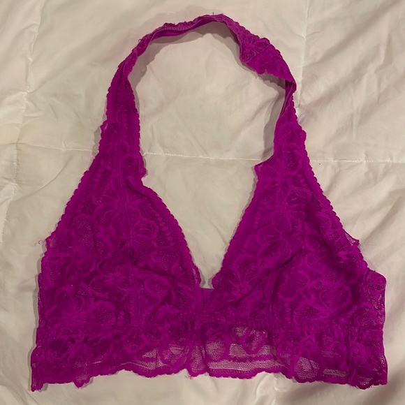 Victoria's Secret Other - Small Victoria’s Secret Lacey Halter Bralette